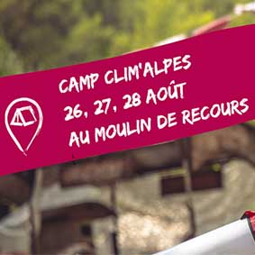 Camp Clim’Alpes, les 26-27-28 août