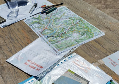 Carte géographique et indications pour résoudre le défi de Mobilétix en mai 2025 dans le Trièves